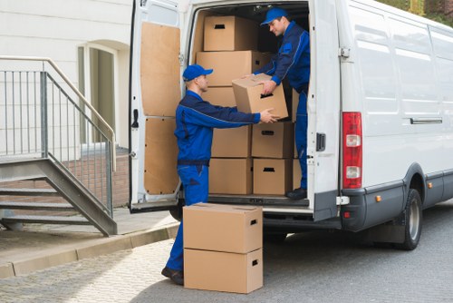 Man with a van service helping with a home move in Ireland