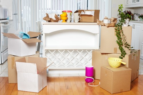 Removal team unloading furniture at a home in Ireland