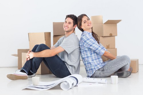 Family preparing for moving day in an Irish home