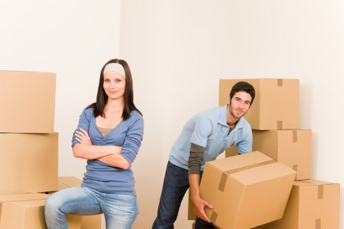 Supervisor assessing a moving service complaint