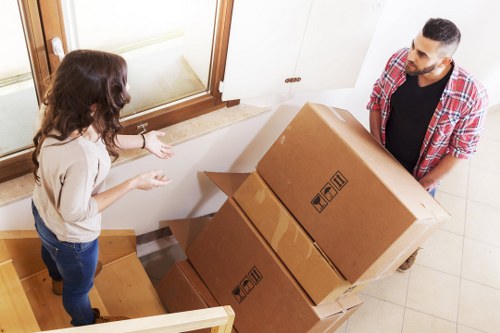 Local moving van for apartment and furniture transport
