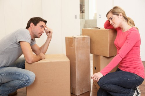 Professional team removing office furniture in Ireland