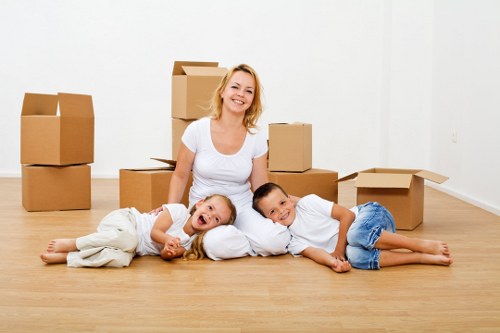 Removal van prepared for local moving service across Ireland